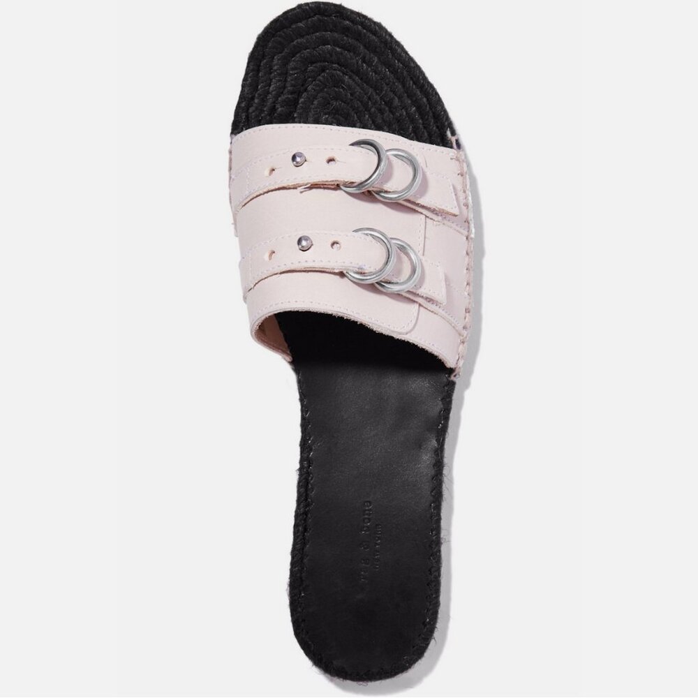 Nwob Rag & Bone Jules Slide Leather Sandal